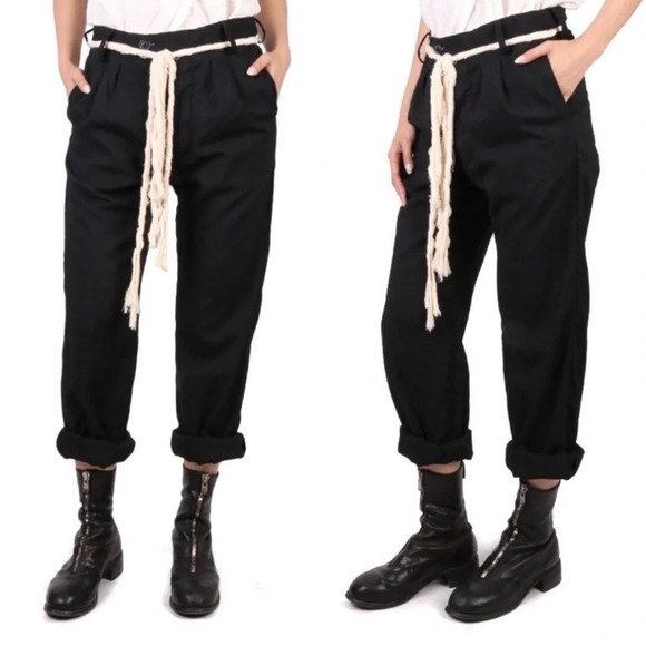 Elena Dawson linen trousers pants size large - Picture 11 of 16